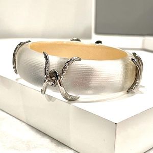 Alexis Bittar Embellished X's Hinged Beacelet